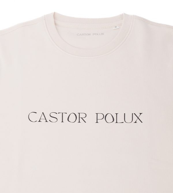 Sudadera hueso logo Castor Polux